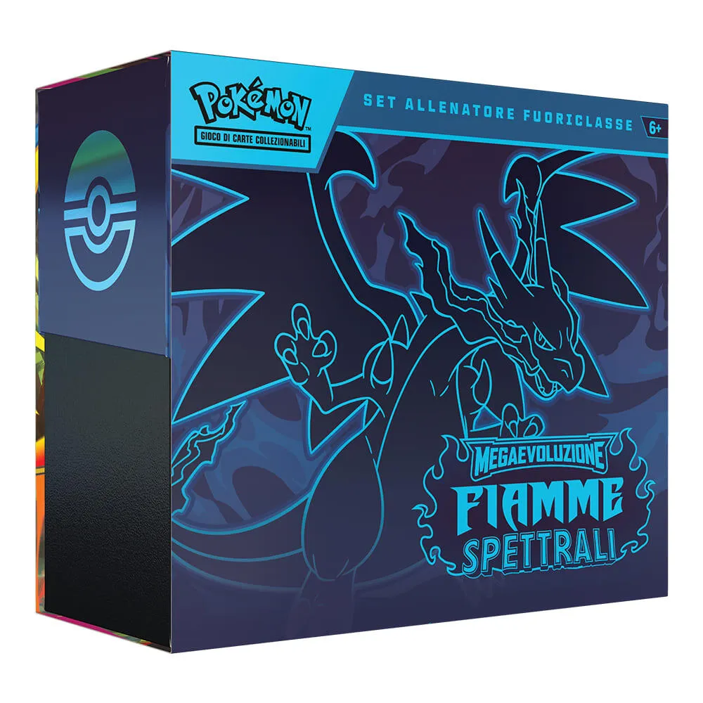 Pokémon ETB Set Allenatore  Fuoriclasse espansione Fiamme Spettrali  ( ETB ita )