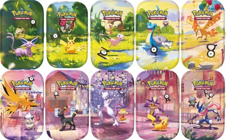 Display sealed ITA Mini TIN 30' Anniversario Pokémon